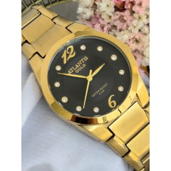 Relógio Banhado a Ouro Atlantis Gold G34963 Relógio Banhado a Ouro Atlantis Gold G34963
