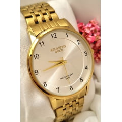 Relógio Banhado a Ouro Atlantis Gold G35233