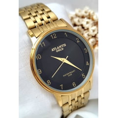 Relógio Banhado a Ouro Atlantis Gold G35235