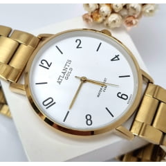 Relógio Banhado a Ouro Atlantis Gold G6222