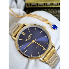Relógio Banhado a Ouro Atlantis Gold G6222AK1