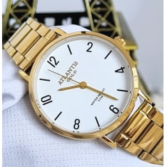 Relógio Banhado a Ouro Atlantis Gold G6222P