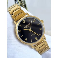 Relógio Banhado a Ouro Atlantis Gold G6222PP