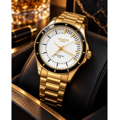 Relógio Banhado a Ouro Atlantis Gold G80073 Relógio Banhado a Ouro Atlantis Gold G80073