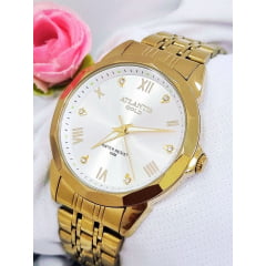 Relógio Banhado a Ouro Atlantis Gold G8029