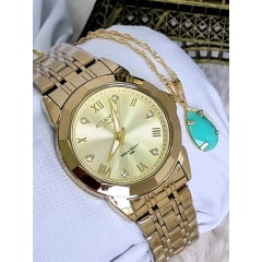 Relógio Banhado a Ouro Atlantis Gold G8029K1 Relógio Banhado a Ouro Atlantis Gold G8029K1