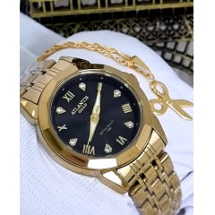 Relógio Banhado a Ouro Atlantis Gold G8029K3 Relógio Banhado a Ouro Atlantis Gold G8029K3