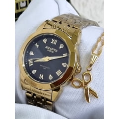 Relógio Banhado a Ouro Atlantis Gold G8029K3