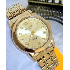 Relógio Banhado a Ouro Atlantis Gold G8029PD