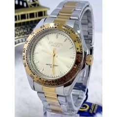 Relógio Banhado a Ouro Atlantis Gold G8089MD Misto Relógio Banhado a Ouro Atlantis Gold G8089MD Misto