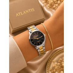 Relógio Banhado a Ouro Atlantis Gold W2002K1