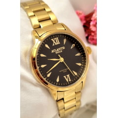 Relógio Banhado a Ouro Atlantis Gold W80022