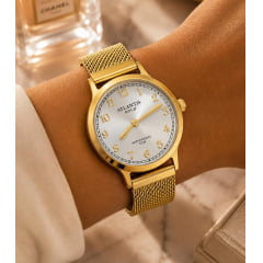 Relógio Banhado a Ouro Atlantis Gold W8117B