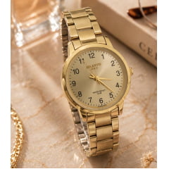Relógio Banhado a Ouro Atlantis Style G3499D