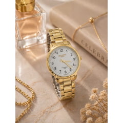 Relógio Banhado a Ouro Atlantis Style G3499P