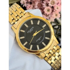 Relógio Banhado a Ouro Atlantis Style G7013P