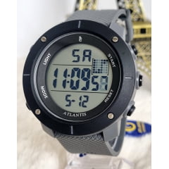 Relógio Digital Atlantis A8013 Cinza