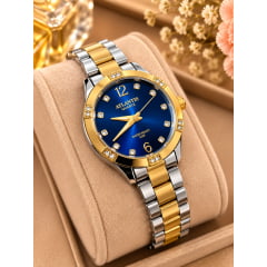 Relógio Dourado Altantis B8114MA