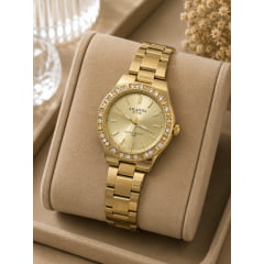 Relógio Feminino Altantis Dourado W9014SN