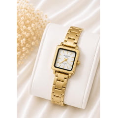 Relógio Feminino Altantis Prata W8115DB