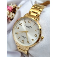 Relógio Feminino Atlantis Dourado B90052