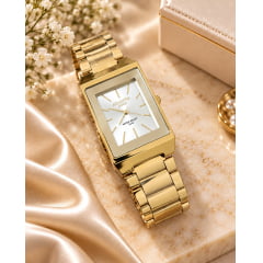 Relógio Feminino Atlantis Dourado G3256BL