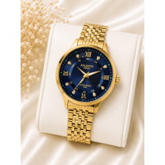 Relógio Feminino Atlantis G8059 Azul