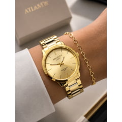 Relógio Feminino Atlantis Gold G3200K1 Relógio Feminino Atlantis Gold G3200K1