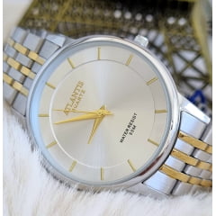 Relógio Feminino Atlantis Prata G3523 Misto Relógio Feminino Atlantis Prata G3523 Misto