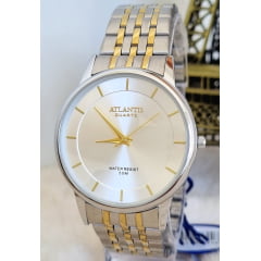 Relógio Feminino Atlantis Prata G3523 Misto Relógio Feminino Atlantis Prata G3523 Misto