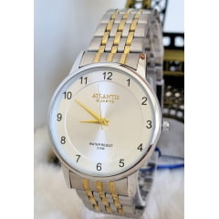 Relógio Feminino Atlantis Prata G3523 Misto Numero