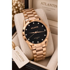 Relógio Feminino Atlantis Rosê B34772