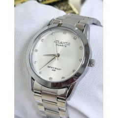 Relógio Feminino Prata Altantis B3477PP