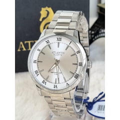 Relógio Feminino Prata Altantis G2003P