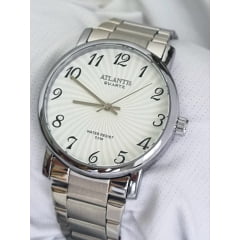 Relógio Feminino Prata Altantis G2004P