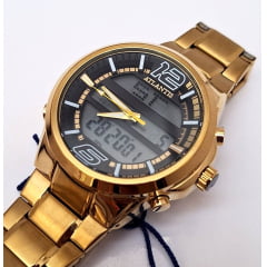 Relógio Masculino Atlantis Dourado A80362