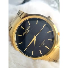 Relógio Masculino Atlantis Dourado G32471