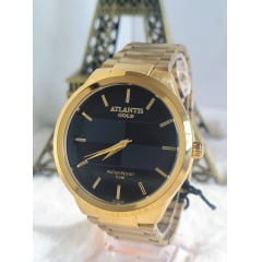 Relógio Masculino Atlantis Dourado G32471