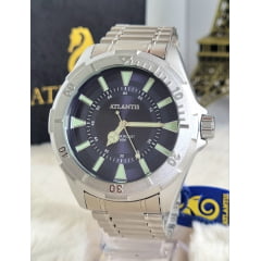 Relógio Masculino Atlantis Prata A3482PA