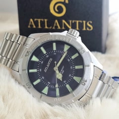 Relógio Masculino Atlantis Prata A3482PA