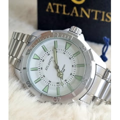 Relógio Masculino Atlantis Prata A3482PB