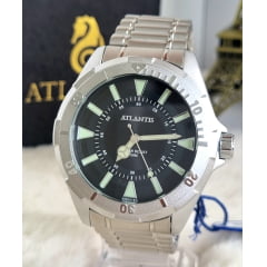 Relógio Masculino Atlantis Prata A3482PP