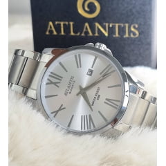Relógio Masculino Atlantis Prata G3313P PRATA