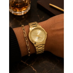 Relógio Masculino Dourado A3128k1