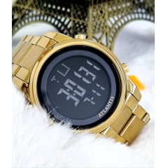Relógio Masculino Dourado Atlantis G8061