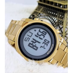 Relógio Masculino Dourado Atlantis G8061C