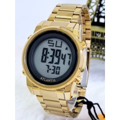 Relógio Masculino Dourado Atlantis G8061C