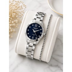 Relógio Prata Atlantis B8114PPK2 Relógio Prata Atlantis B8114PPK2