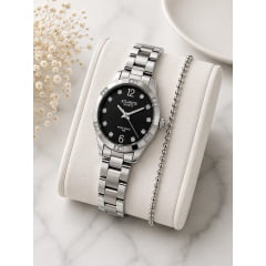 Relógio Prata Atlantis B8114PPK3