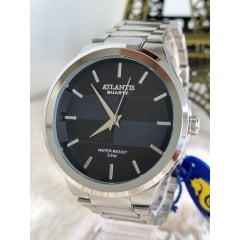 Relógio Prata Atlantis G3247P